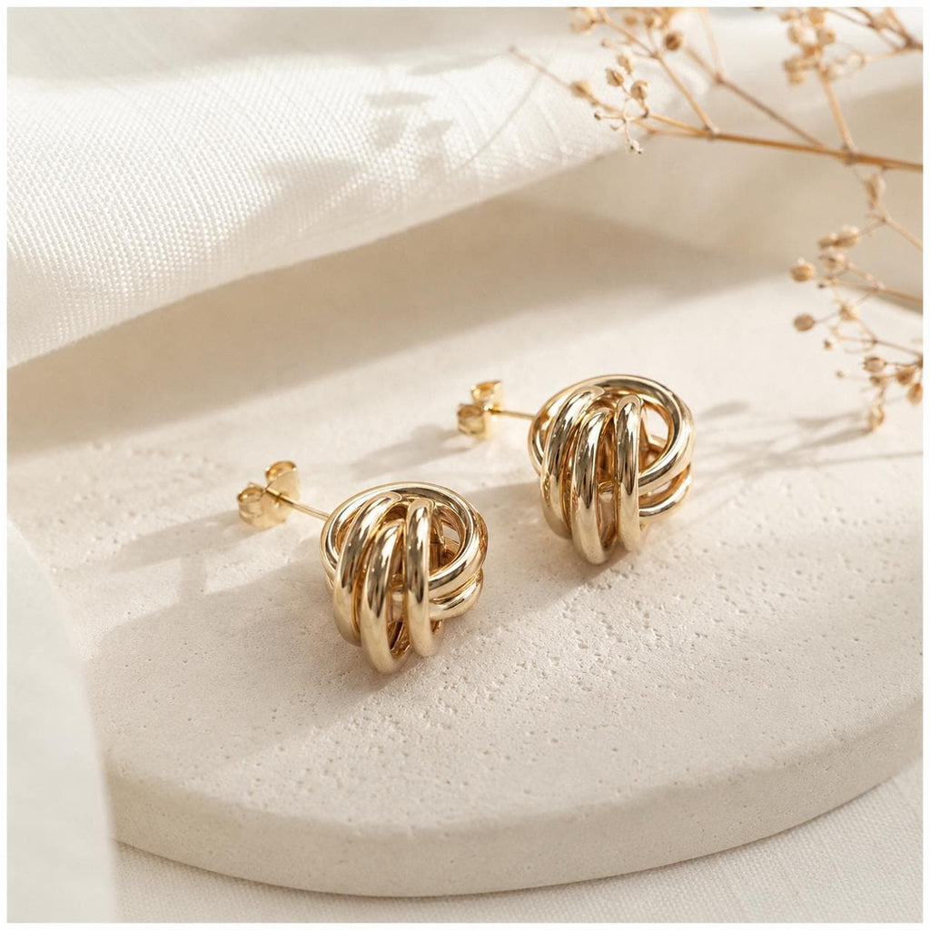 Twisted Knot Stud Earrings packaging